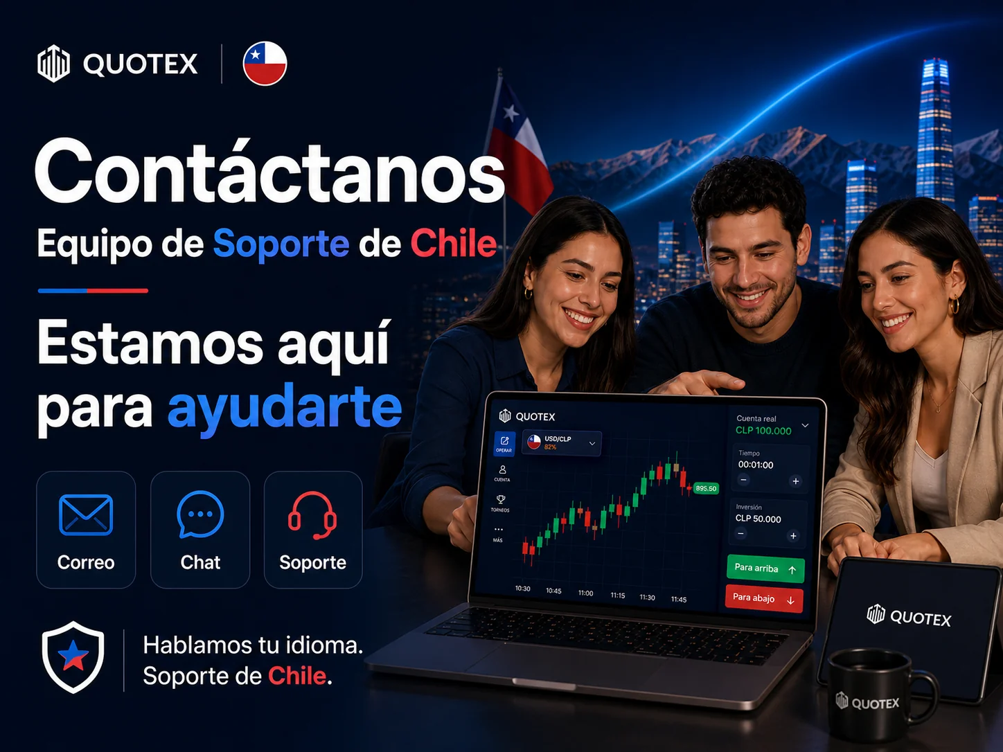 Contacto - Quotex Broker Chile